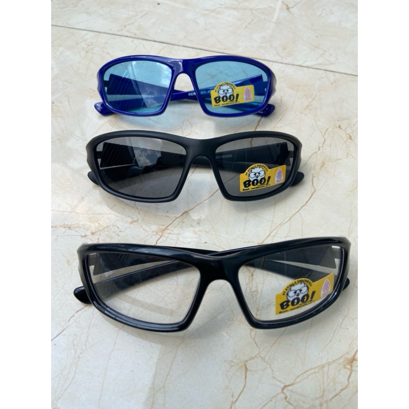 Kacamata Anak Sport BOO sepeda gowes umur 3 - 8 tahun
