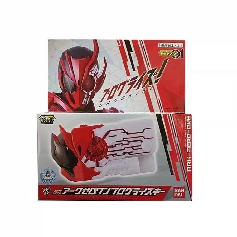 Bandai Kamen Rider 01 and 01 DX Red Yak Key ARK Yaz Key Upgrade Key