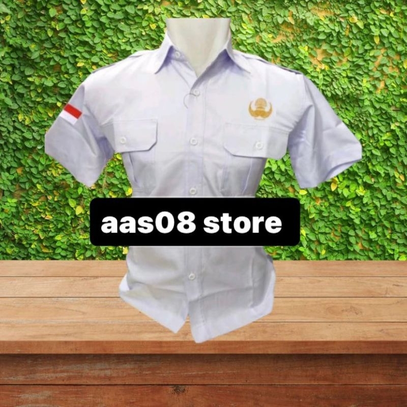 kemeja KORPRI ASN SERAGAM KORPRI PUTIH PDH SERAGAM PNS ASN KORPRI BORDIR KOMPUTER