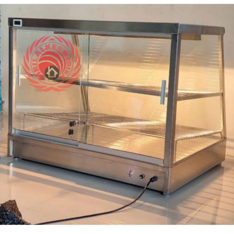 electrik food warmer/pemanas ayam goreng/food warmer/food warmer display