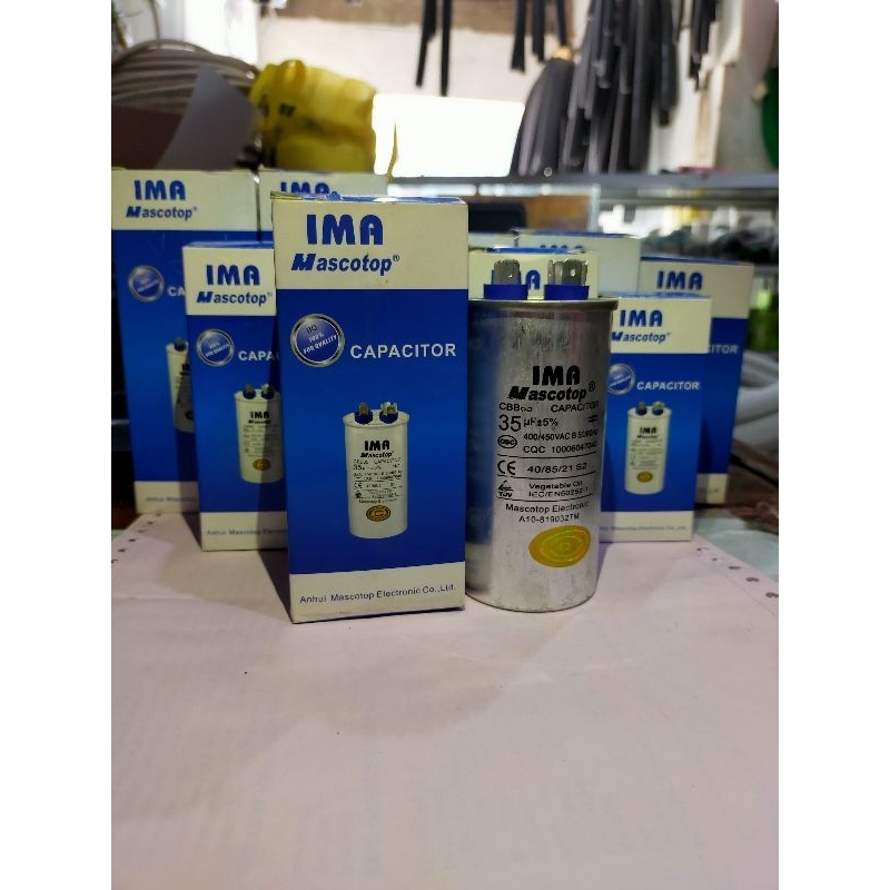 CAPASITOR AC SINGLE IMA 30uf/Capasitor AC 35uf "IMA MASCOTOP"/KAPASITOR AC