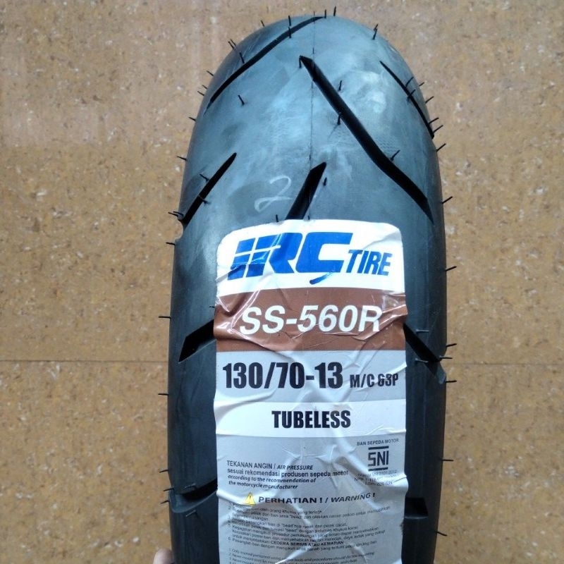 Ban Luar Nmax N Max Adv Pcx 160 Belakang - IRC 130/70 -13 Ss-560R Tubeless 130 70 Ring 13 Tubles Ss5