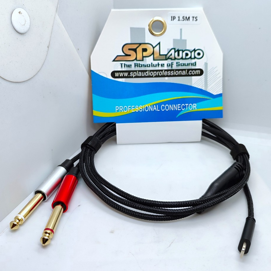 JACK HP SPL AUDIO IP 1.5 TS JACK HP IPHONE TO 2 AKAI MONO ORIGINAL PRODUCT SPL AUDIO
