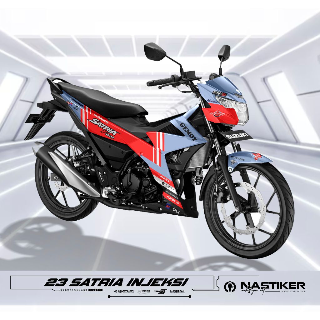 Decal Satria Fu 150 Injeksi FulBody Stiker Satria Fu 150 Injeksi Striping Satria Fu 150 Injeksi