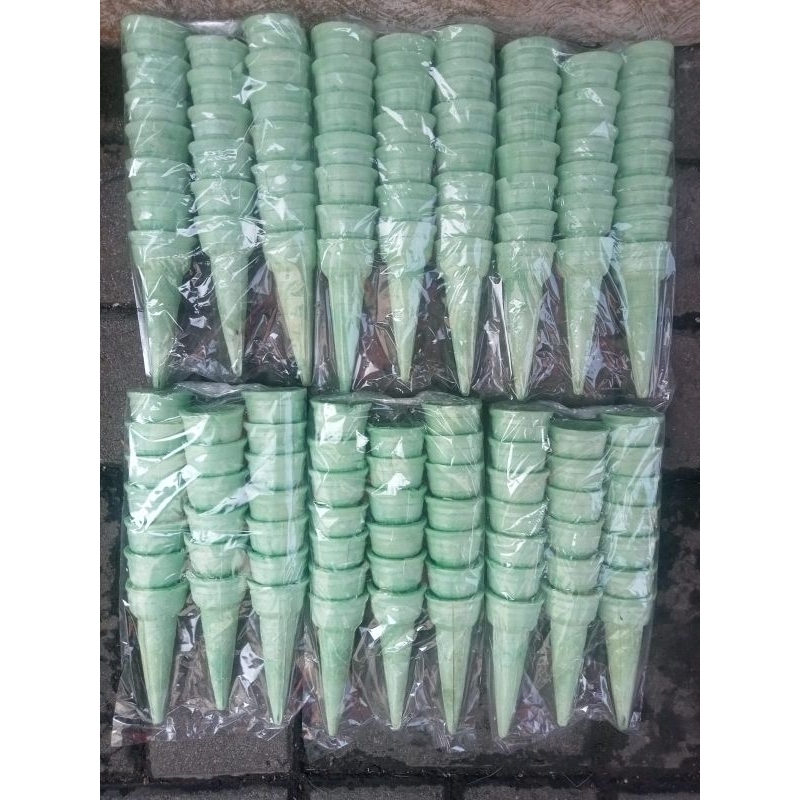 

Grosir 6pack Kerucut Cup Cone Ice Cream Isi 120pcs