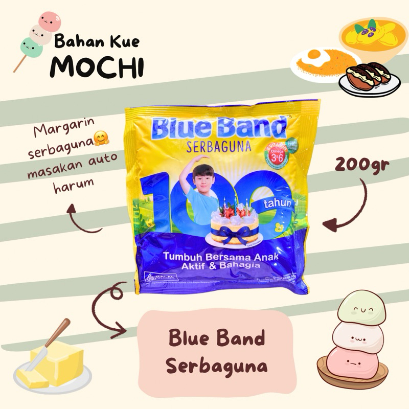 

Blueband Serbaguna 200gr / Mentega Margarin Blue Band Serbaguna 200gr