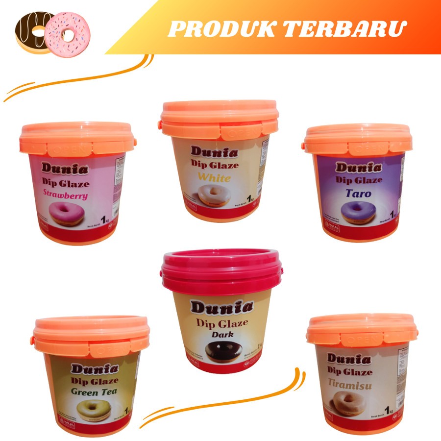 

DUNIA Dip Glaze / Glaze Donat / Topping Donat 1 Kg