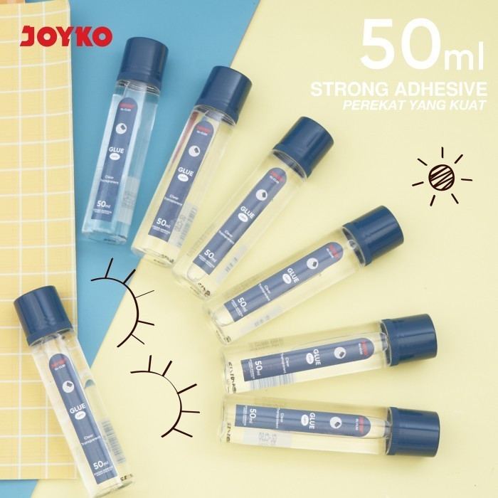 

Liquid Glue Lem Kertas Cair Joyko GL-CL50 50ml