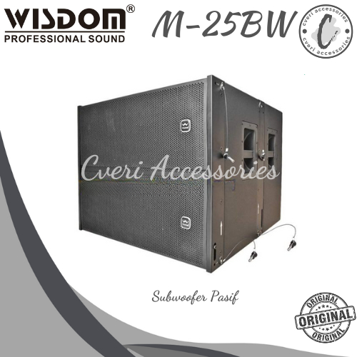 Wisdom M25BW Subwoofer Pasif 15 Inch Original Wisdom M-25BW. Wisdom M25-BW