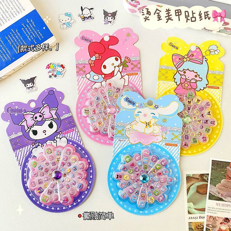 

STICKER KUKU SANRIO / NAIL ART HIASAN KUKU STIKER //STICKER KUKU ANAK MOTIF SANRIO KUROMI/MAINAN STIKER KUKU PALSU ANAK //stiker kuku palsu lucu
