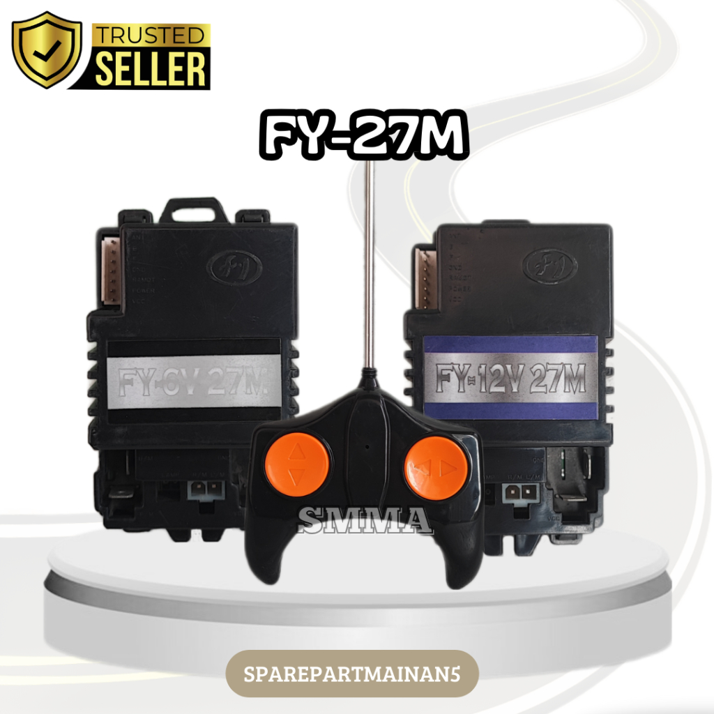 SMA5 || Remote Control + Reciever Mobil Mainan FY-6V/12V 27 M mobil aki,pliko,PMB,Wim cycle Mobil/Mo