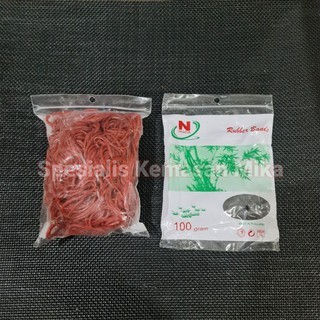 Karet Gelang Merah / Karet Gelang Kecil Serbaguna (100Gram).