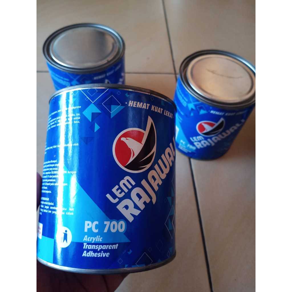LEM RAJAWALI PC 700 LEM TRANSPARAN SERBAGUNA LEM SERBAGUNA UNTUK BAHAN KULIT, KARET, IMITAS DLL