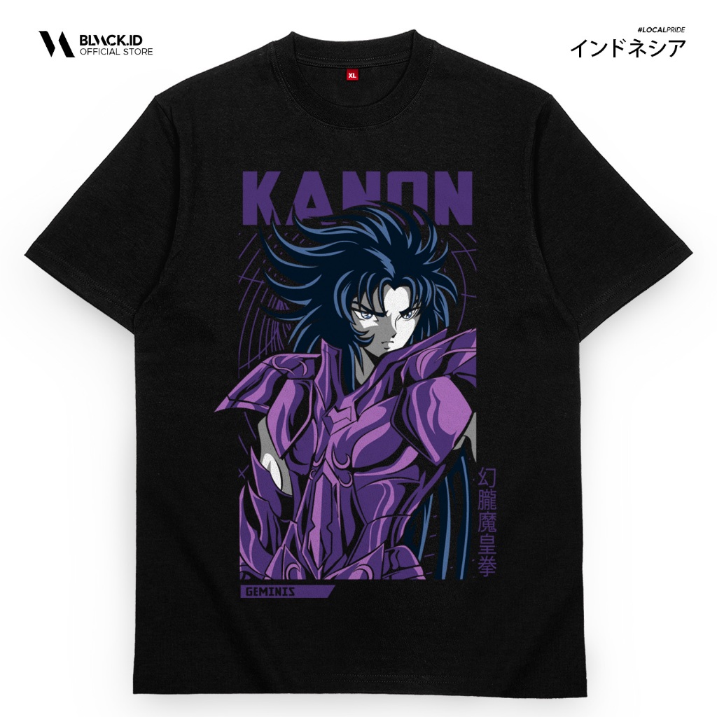 BLVCK.ID Kaos Anime Saint Seiya Gemini Kanon