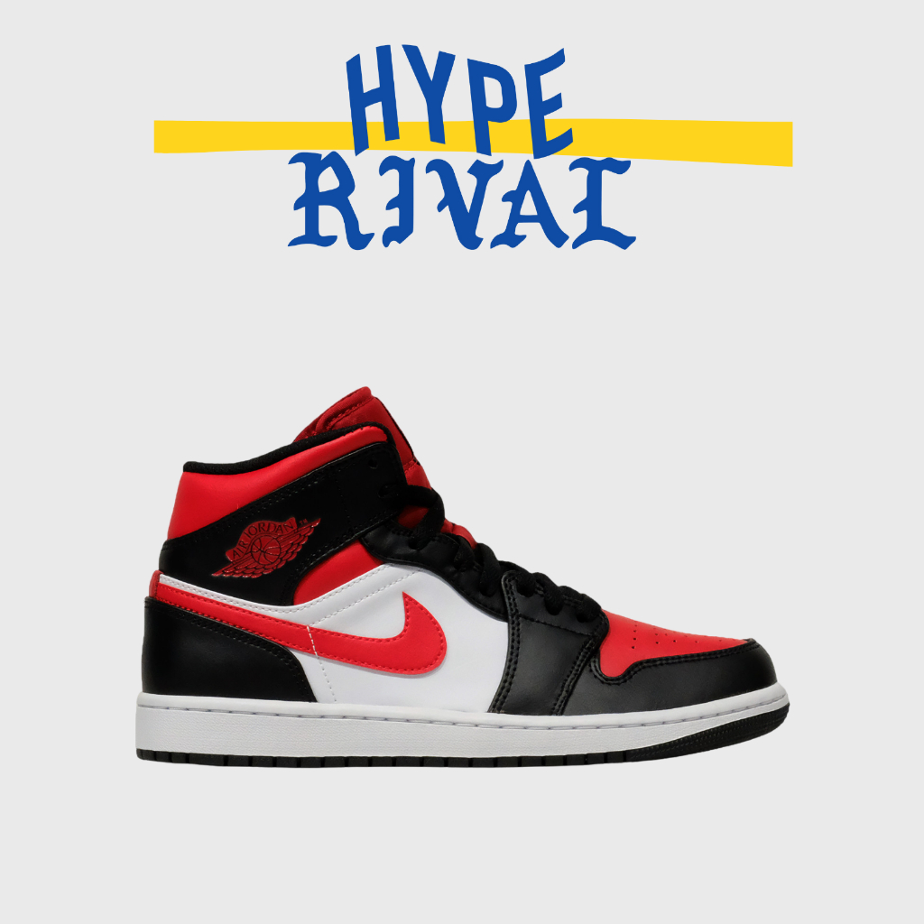 Air Jordan 1 Mid Gym Red (100% Original)