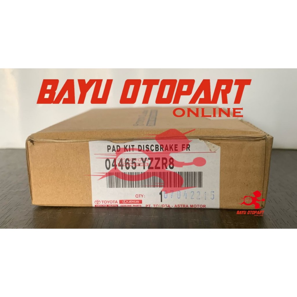 SEPATU REM DEPAN TOYOTA AVANZA, RUSH 04465-YZZR8