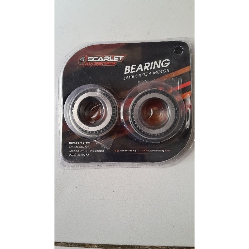 laher bearing komstir motor crf 150L merk scarlet