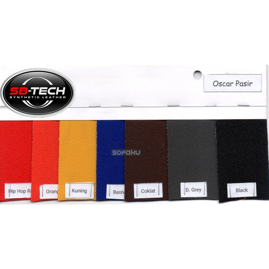 SB TECH Pasir - Oscar Motif Kulit Sintetis Motif Amplas