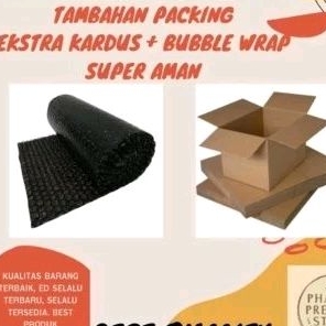 

tambahan packing dus dan buble/extra save/packing aman dus dan buble wrap