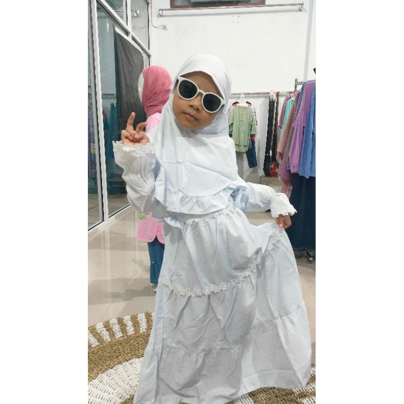 Gamis Putih Anak Tk-Paud
