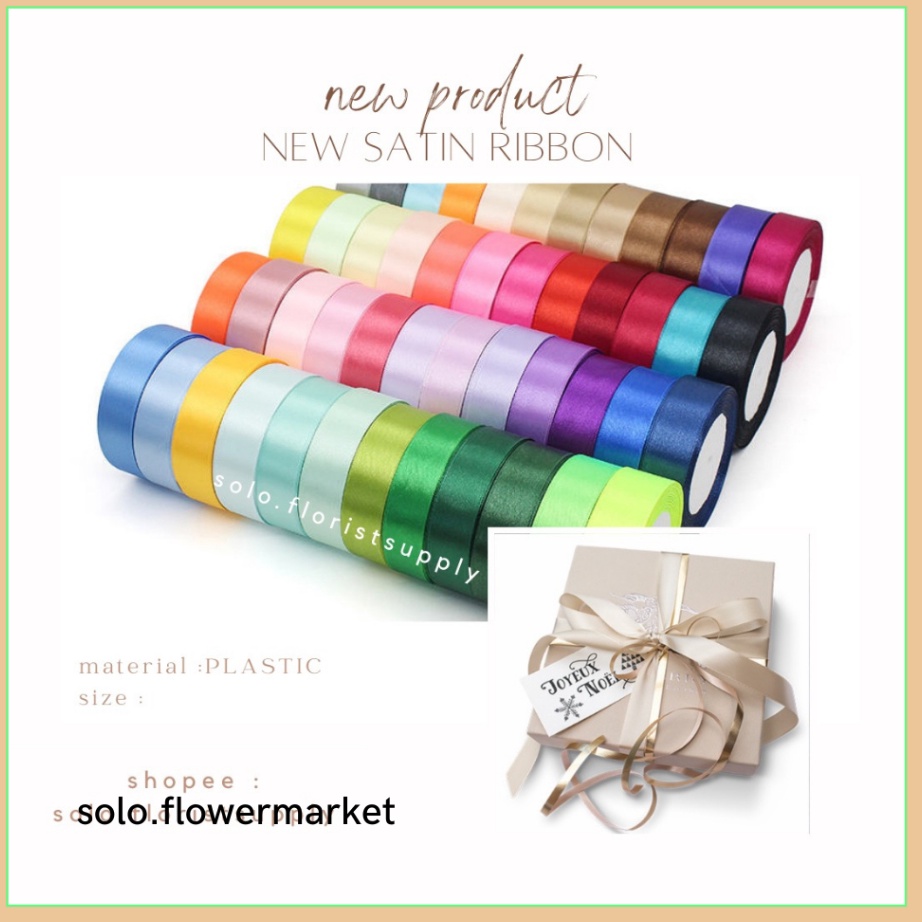 

Beli Diskon TERLENGKAP 1ROLL NEW SATIN RIBBON BANDANA PITA HAMPERS PITA GROSSGRAIN IMPORT PITA SATIN RUFFLE KOREA PITA GELOMBANG PITA SATIN IMPORT SEDANG LEBAR 25CM PREMIUM ECER PER METER PITA KADO GIFT BOUQUET BUNGA DEKORASI