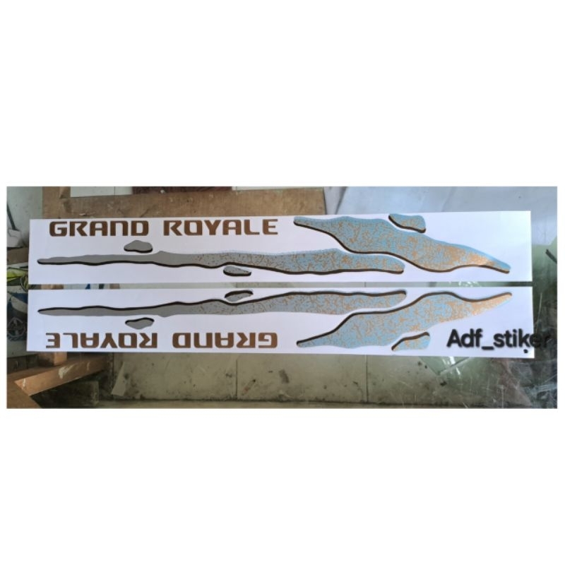 Stiker Panther grand royale / stiker mobil panther grand royal / sticker isuzu panther