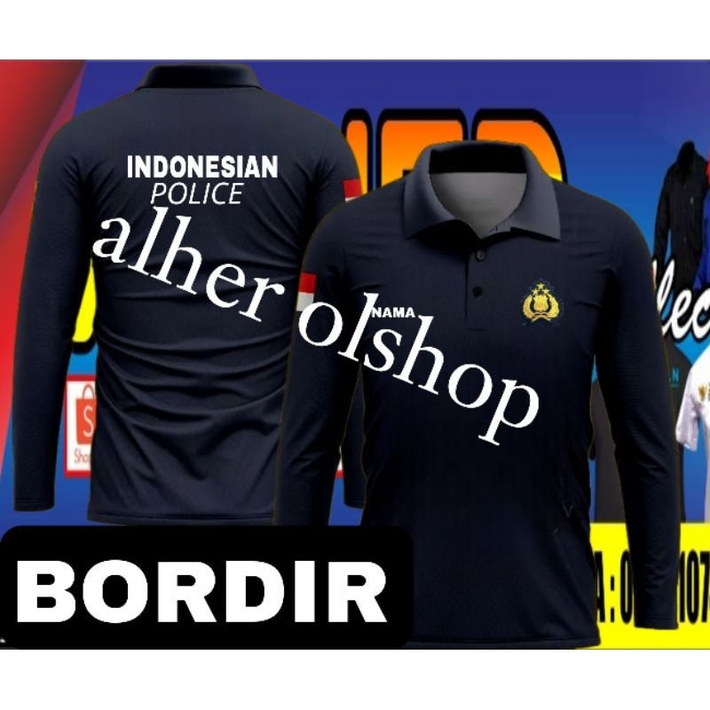 Kaos Indonesian police baju Indonesian police seragam Indonesian police baju kerja Indonesian police