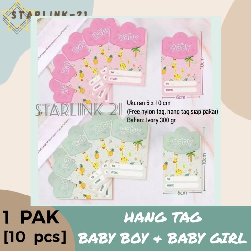 HANG TAG HAMPERS BABY BOY & BABY GIRL | Hang Tag Hampers Bayi