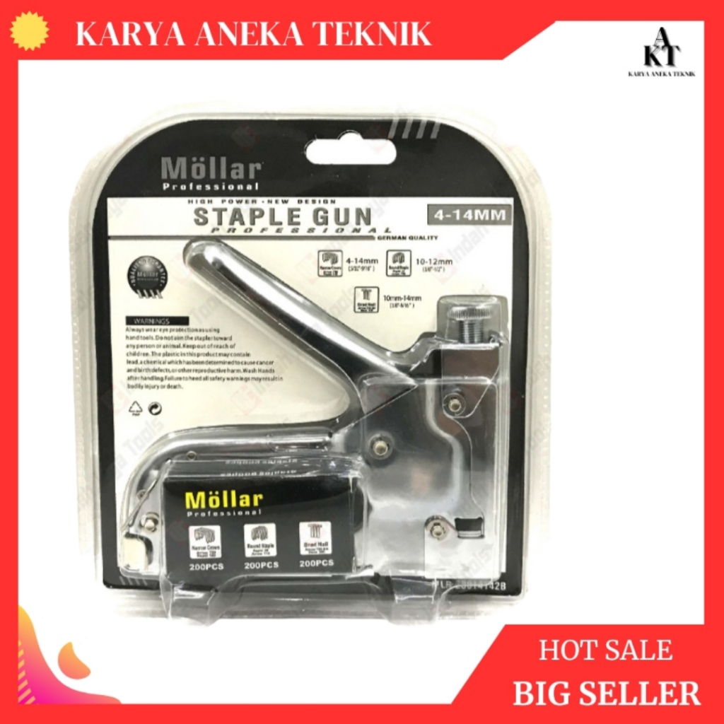 

MOLLAR Staples tembak stapler gun tacker 3in1 4-14mm Staples jok