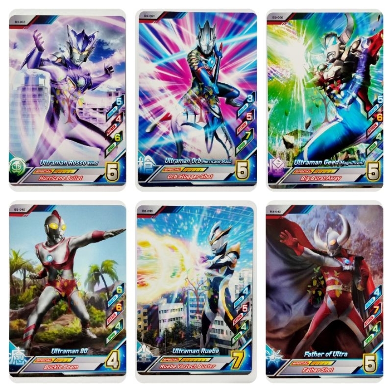 Kartu Ultraman Fusion Fight R/B ver 3 (normal) *(minimal pemesanan 3kartu)