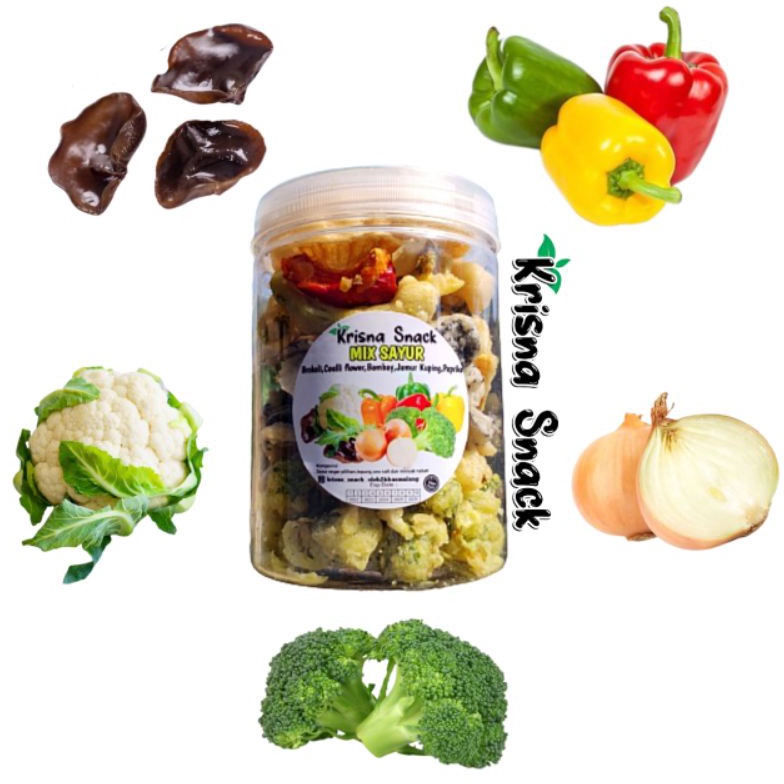 

KHUSUS KAMU KERIPIK SAYUR MIX TOPLES 8 ML BROKOLICOULLI FLOWERBOMBAYJAMUR KUPINGPAPRIKA