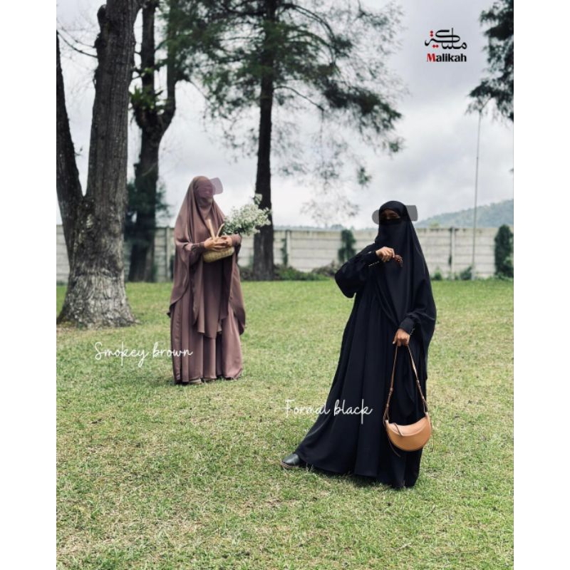FRENCH KHIMAR JULY by Abaya Malikah #malikah #syarifahjilbabstore