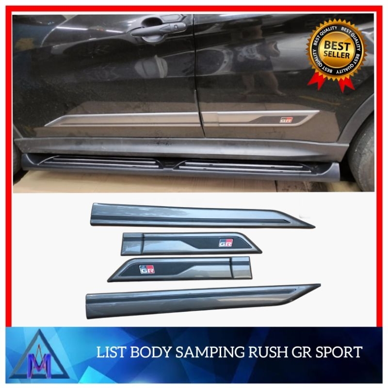 List Body Pintu Samping Rush Terios GR Sport Lis Pintu Samping Rush GR Sport
