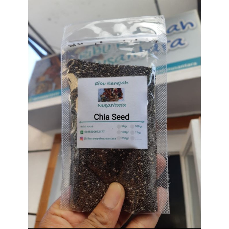 

100gr - 1kg Oragnic Black Chia Seeds