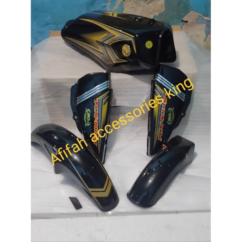 paket body set rx king special edition SE hitam tahun 2003 tangki spakbor box samping ori original p