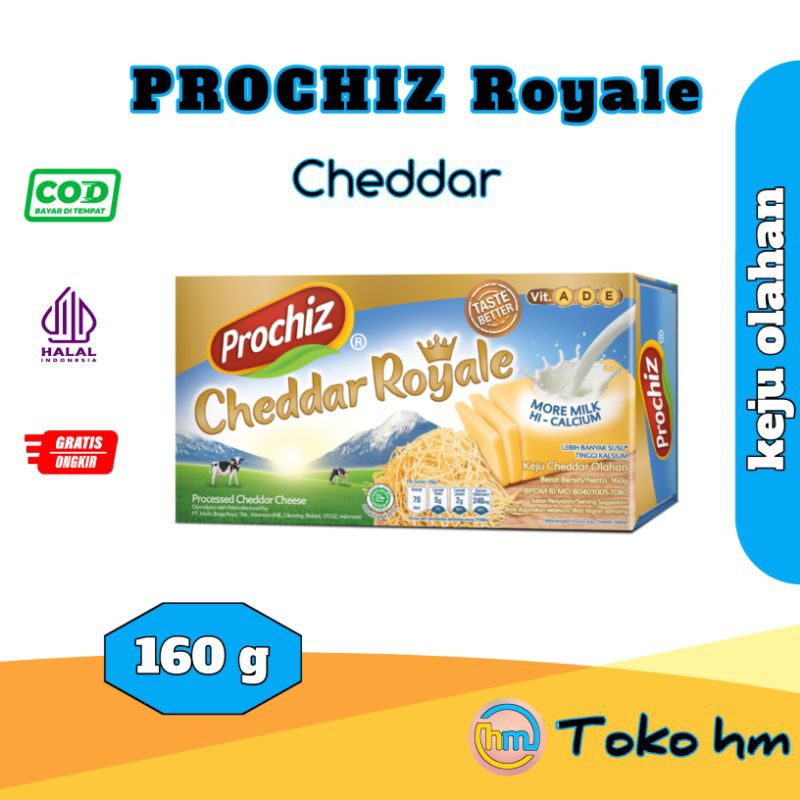 

Keju Prochiz Cheddar Royale 160 gr