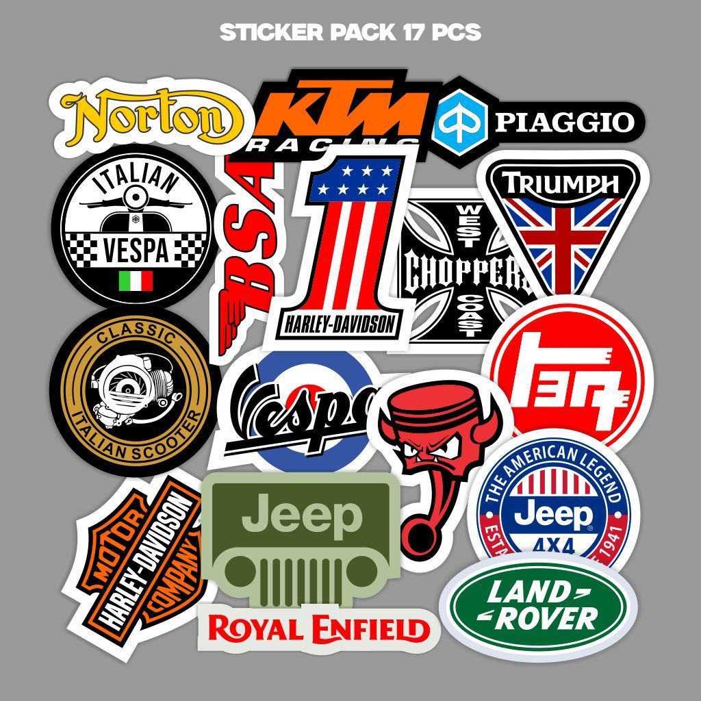 

Stiker motor sticker Mobil stiker balap offroad Otomotif Logo Stiker Laptop Sticker Aesthetic Cocok Untuk Ditempel di Tumbler HP Komputer Laptop stiker pack estetik