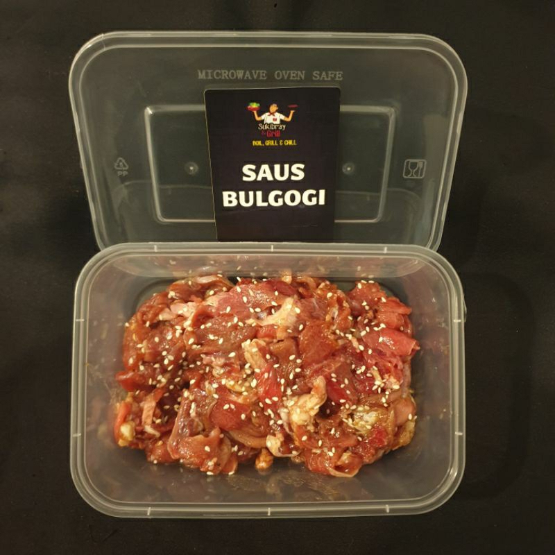 

LOW FAT Daging Sirloin Marinasi TERIYAKI BULGOGI KOREAN BULDAK SPICY Beef Marinated 250gr