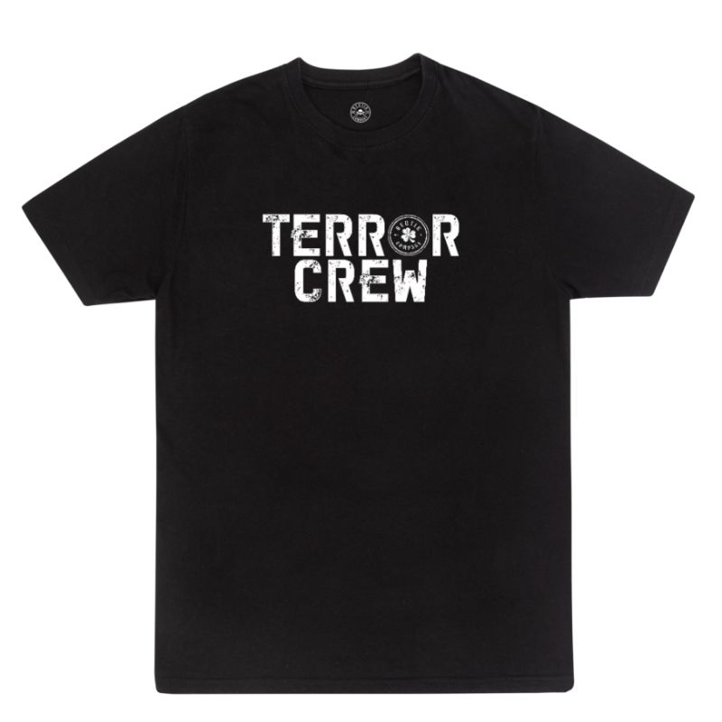 Tshirt Terror Crew | Black | White | Beutik Company