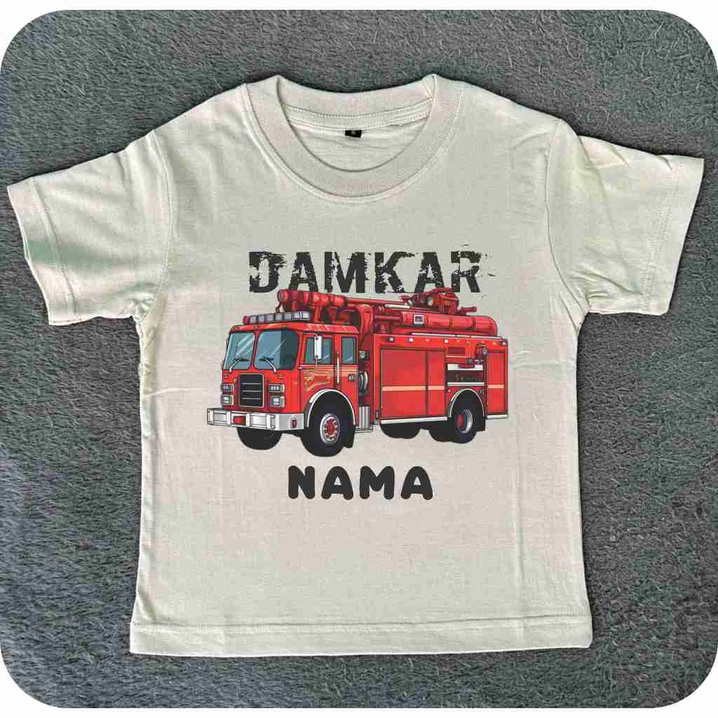 KAOS ANAK BUS DAMKAR FREE NAMA