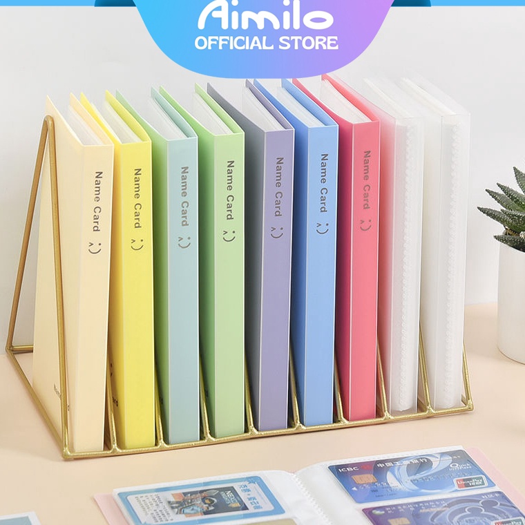 

Sale plus READY Aimilo Album Foto Waterproof 12 Slot Buku Album Tempat Photocard Collect Book Binder Photocard Holder