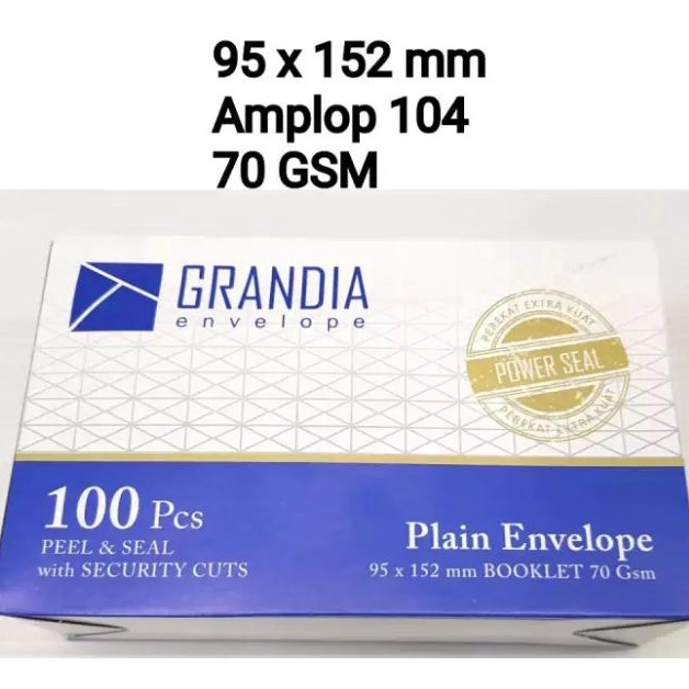 

See More 1 Pack Amplop Grandia Putih 14 Isi 1 Lembar