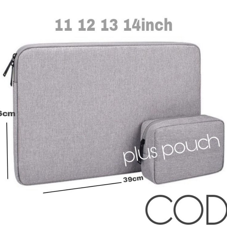 Ready Tas Laptop Softcase Pelindung Terbaru Kekinian Slim Aksesoris Perlengkapan Kantor 11 12 13 14 