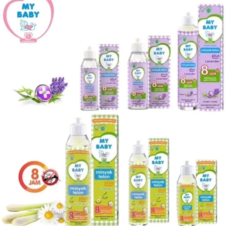 

MINYAK TELON MY BABY EUCALYPTUS DAN LAVENDER 6ML 9 ML 15ML