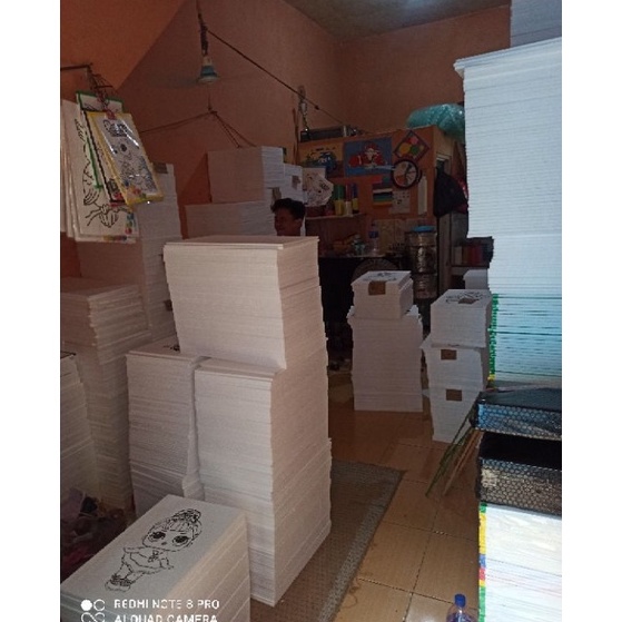 

sterofoam lukis 2 lembar ukuran 33x5x1cm