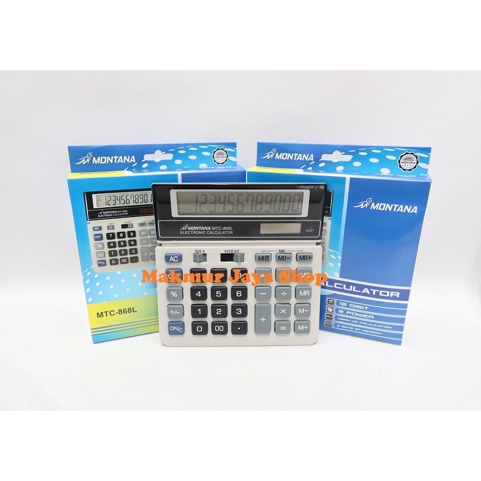 

Best Seller Original Calculator Montana MTC868L MTC868 Kalkulator asli