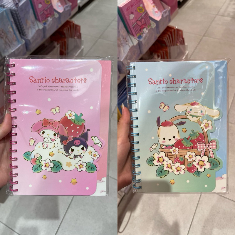 

Miniso x Sanrio ‼️ Notebook / Buku Strawberry With Friends Edition Sanrio