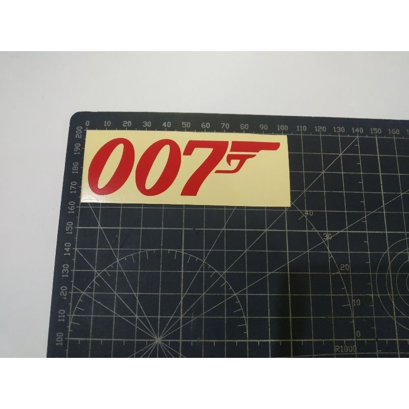 

cutting stiker 007 James bond