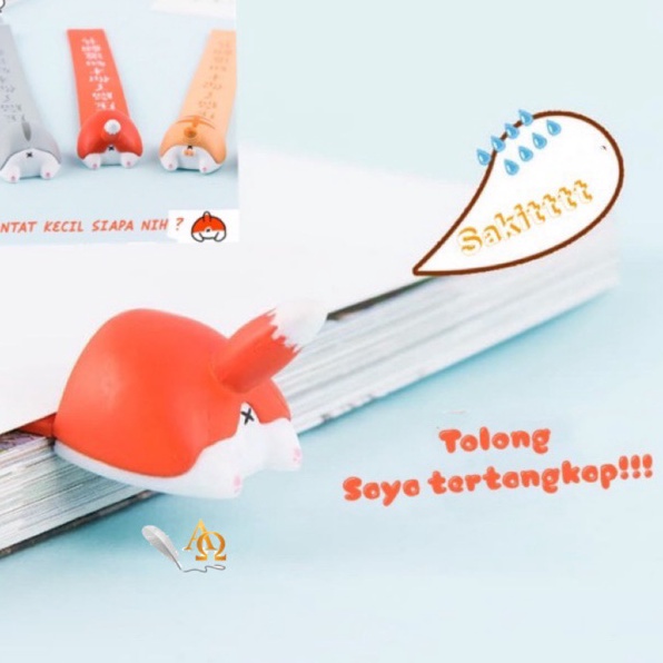 

Unik Bookmark Edisi Ekor Animals Imut Limited