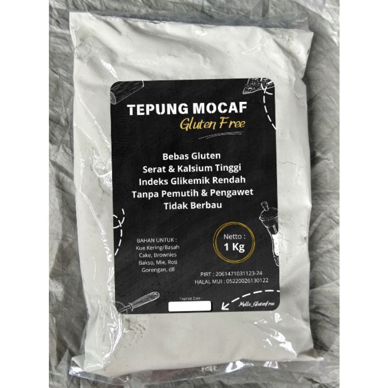 

Tepung Mocaf GLUTEN FREE (1Kg) / Tepung Serbaguna Bebas Gluten / Tepung Singkong, HALAL, PIRT